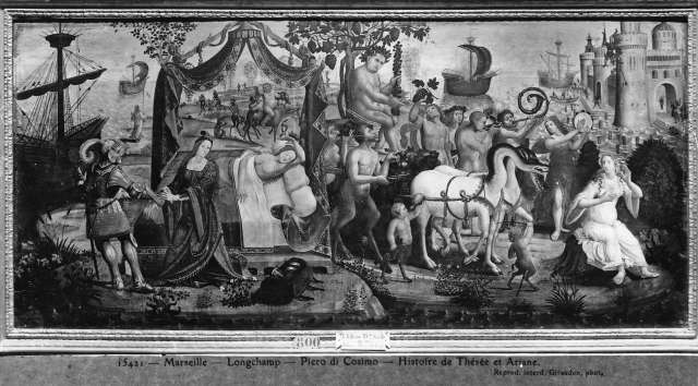 Giraudon — Marseille - Longchamp - Piero di Cosimo - Histoire de Thésée et Ariane. — insieme